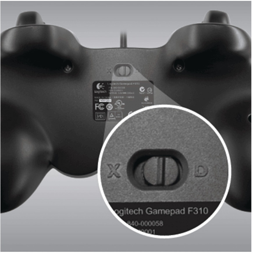 Logitech F310 Manette de Jeu Filaire (940-000135)