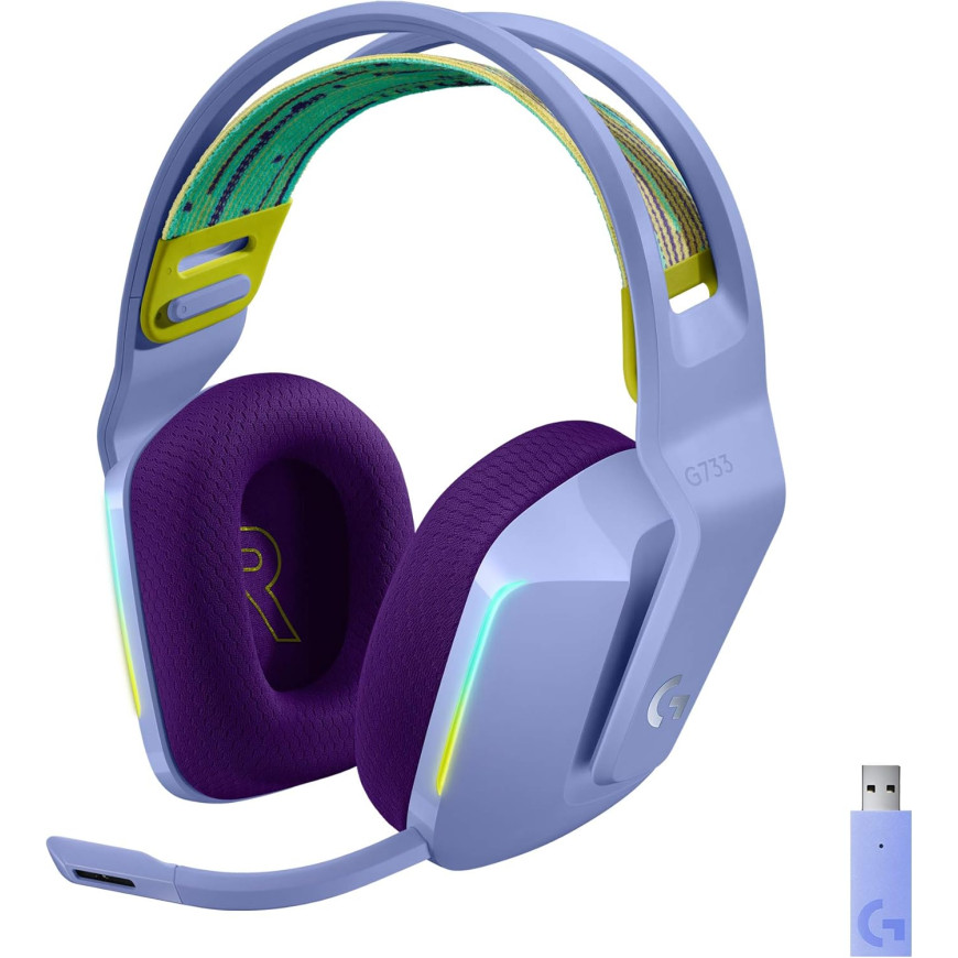 Logitech G733 Lightspeed Casque - Lilas (5099206089549)(981-000890)