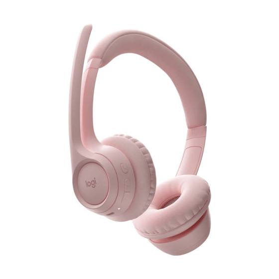 Casque Bluetooth Logitech Zone 300 Rose (981-001412)
