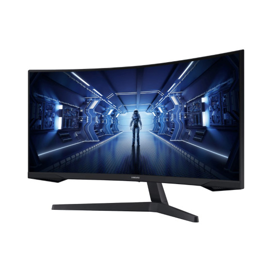 Écran incurvé Samsung Odyssey G5 34 " Ultra WQHD G5 165 HZ - courbure 1000R - temps réponse 1MS (LC34G55TWWMXZN)