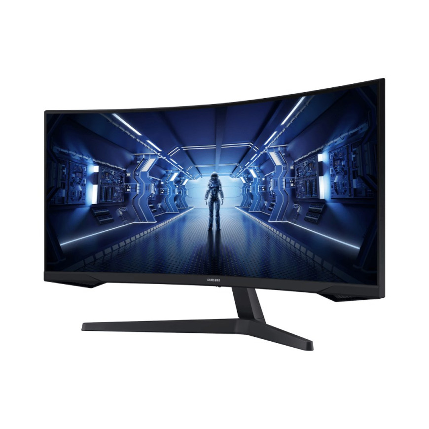 Écran incurvé Samsung Odyssey G5 34 " Ultra WQHD G5 165 HZ - courbure 1000R - temps réponse 1MS (LC34G55TWWMXZN)