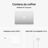 Apple MacBook Air M4 13 pouces (2025) Argent 24Go/512 Go (MC654FN/A) (MC654)