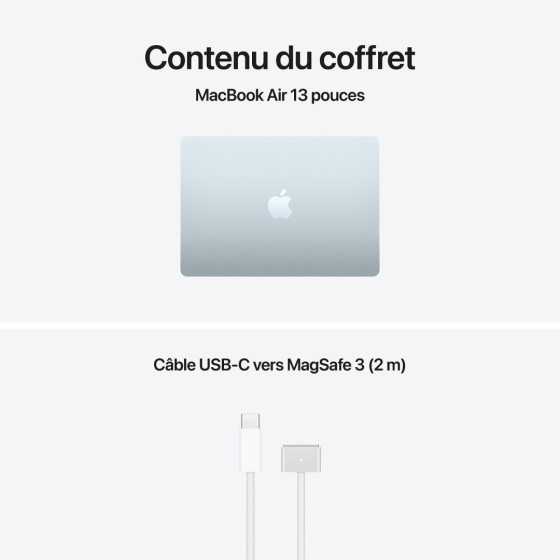 Apple MacBook Air 13" M5 16Go 512Go SSD Sky Blue (MDHH4FN/A)