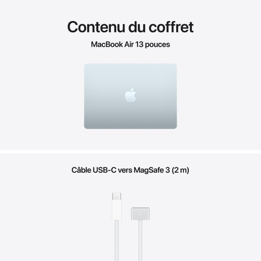 Apple MacBook Air 13" M5 16Go 512Go SSD Sky Blue (MDHH4FN/A)