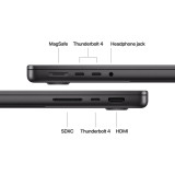 Apple MacBook Pro Air M4 14 pouces (2025) Black 16Go/512 Go (MW2U3)