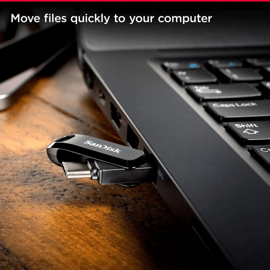SanDisk Ultra Dual Drive Go USB Type-C et Type-A 64 Go (SDDDC3-064G-G46)