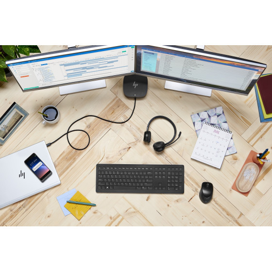 Station d'accueil Hp USB-C G5 Notebook Dock/Port replicator Wired USB 3.2, Type-C - 5TW10AA