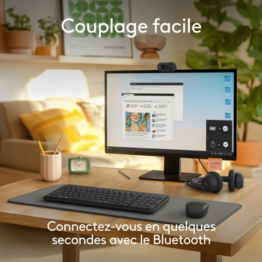 Clavier Bluetooth Logitech K250 Compact - Français (AZERTY) (920-013481)