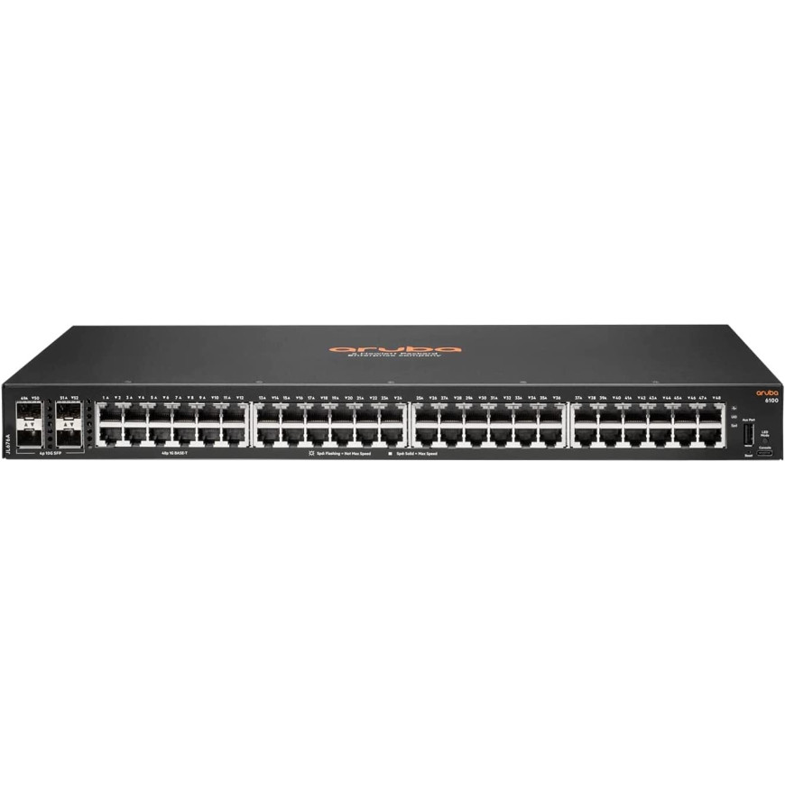 Switch Hpe JL676A Commutateur Aruba 6100 Managed 48G 4SFP+