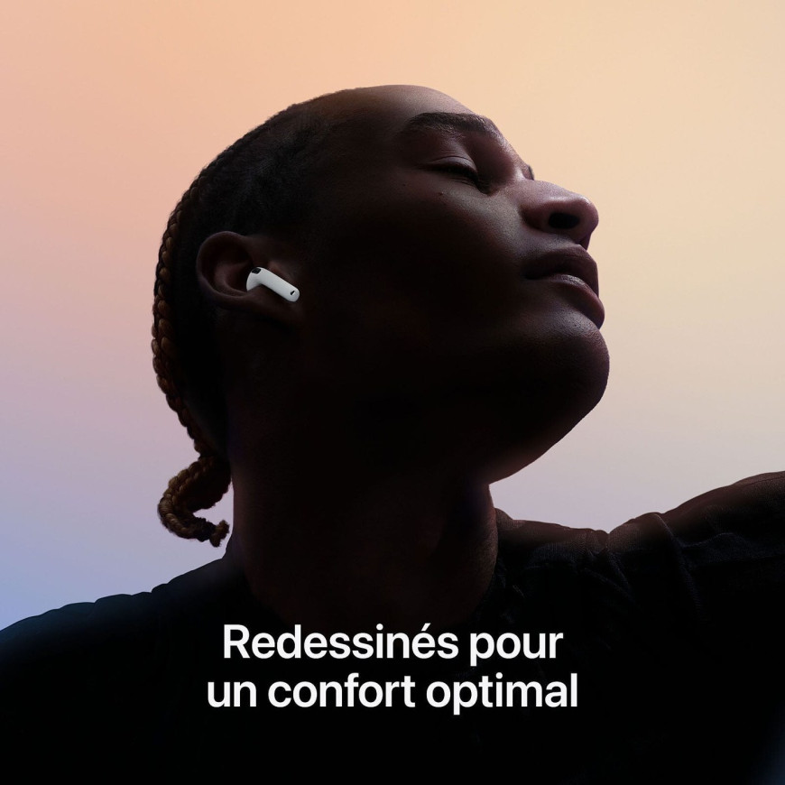 Écouteurs Apple AirPods 4 avec réduction de bruit active (MXP93ZM/A)