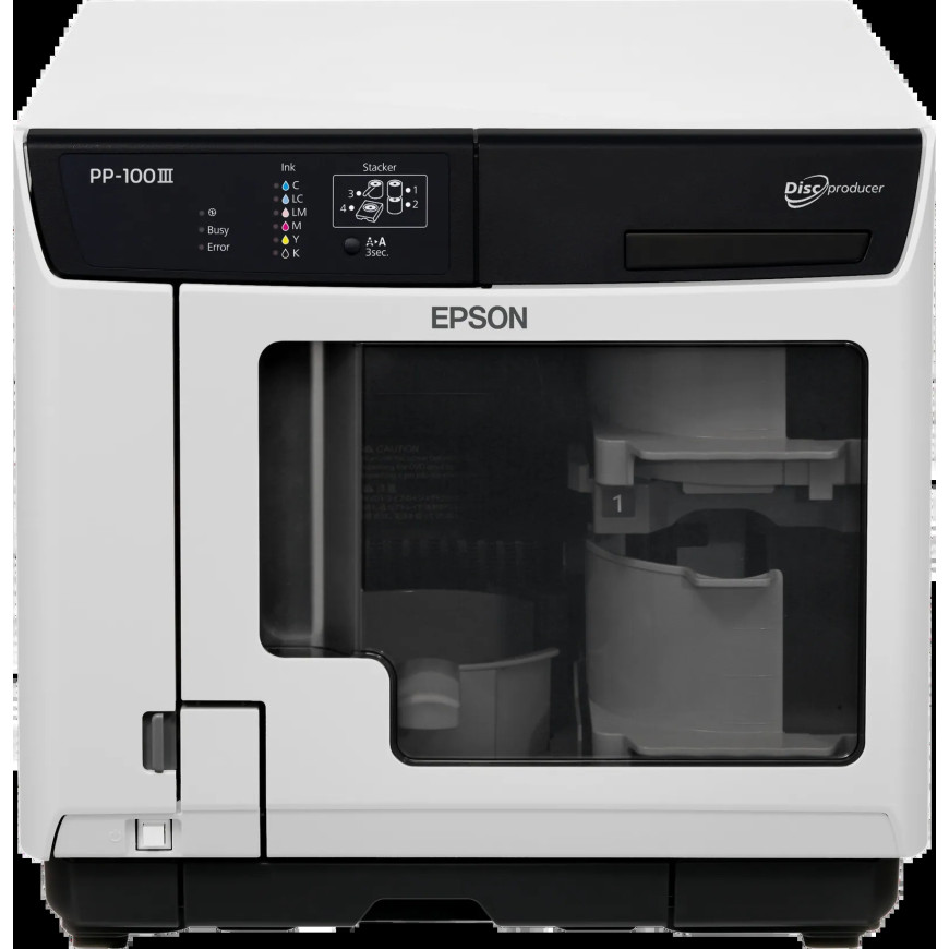 Epson Discproducer PP-100III – Duplicateur de disques Blu-ray, DVD et CD (C11CH40021)