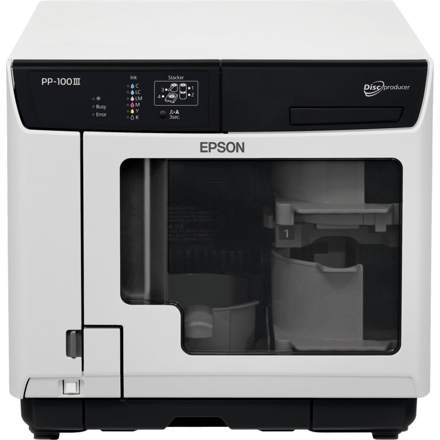 Epson Discproducer PP-100III – Duplicateur de disques Blu-ray, DVD et CD (C11CH40021)