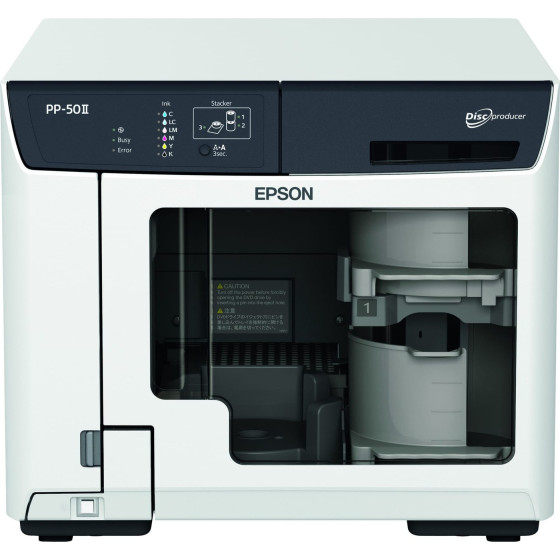 Epson Discproducer PP-50II – Duplicateur de disques Blu-ray, DVD et CD (C11CH41021)
