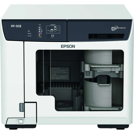 Epson Discproducer PP-50II – Duplicateur de disques Blu-ray, DVD et CD (C11CH41021)