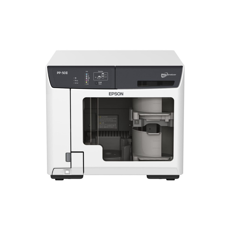 Epson Discproducer PP-50II – Duplicateur de disques Blu-ray, DVD et CD (C11CH41021)