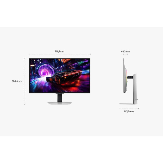 Écran Gaming Samsung Odyssey OLED G8 G81SF 32'' UHD 240Hz 16:9 Flat OLED (LS32FG810SUXEN)