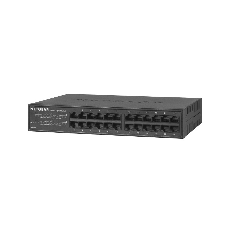Switch NETGEAR GS324 - 24 ports gigabit ethernet unmanaged