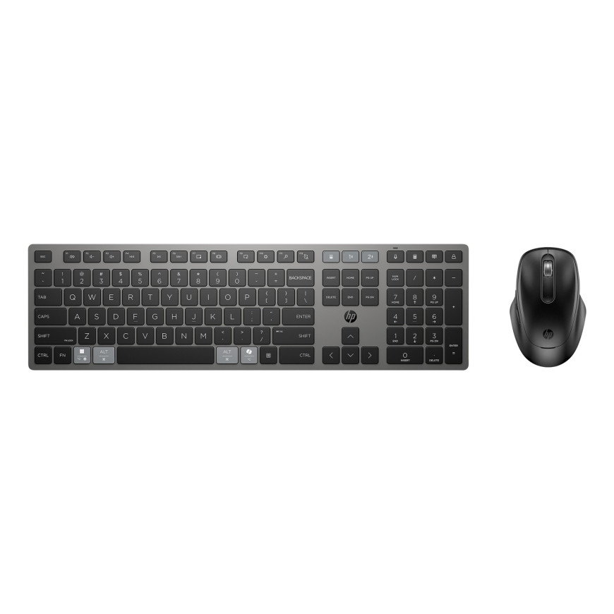 HP 720 multi-device rechargeable Wireless keyboard and mouse combo euro