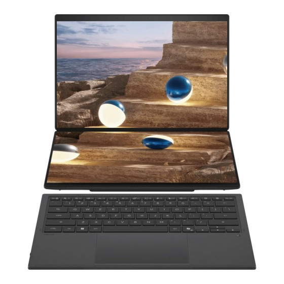 ASUS Zenbook DUO UX8407AA 14" OLED WQXGA Ultra 9-386H H484 32Go 1To SSD W11H ELEPHANT GRAY(DARK) 24M (90NB16V1-M00R00)