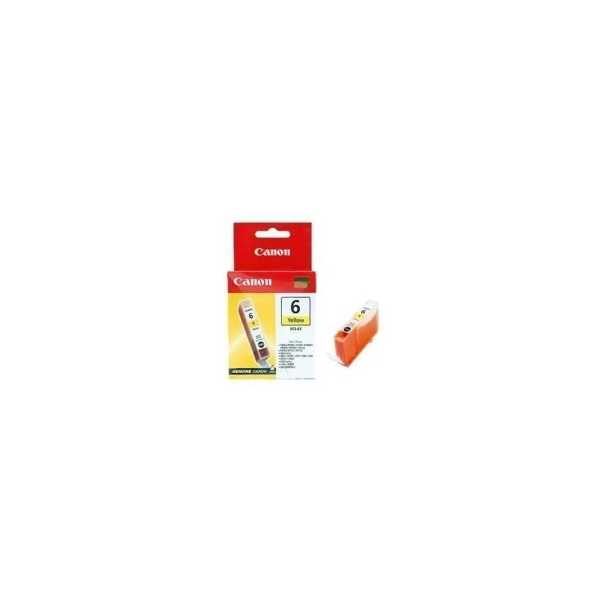 Cartouche d'encre Canon Cartridge BCI-6Y YLO Original Jaune (4708A002AF)