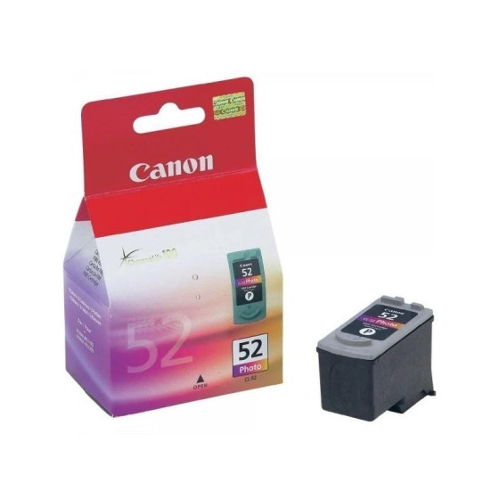 Cartouche d'encre Canon CL-52 Original Noir, Cyan, Magenta (0619B001AF)
