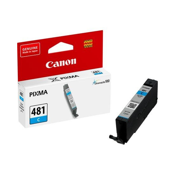 Cartouche d'encre Canon CLI-481C Original Cyan (2098C001AA)