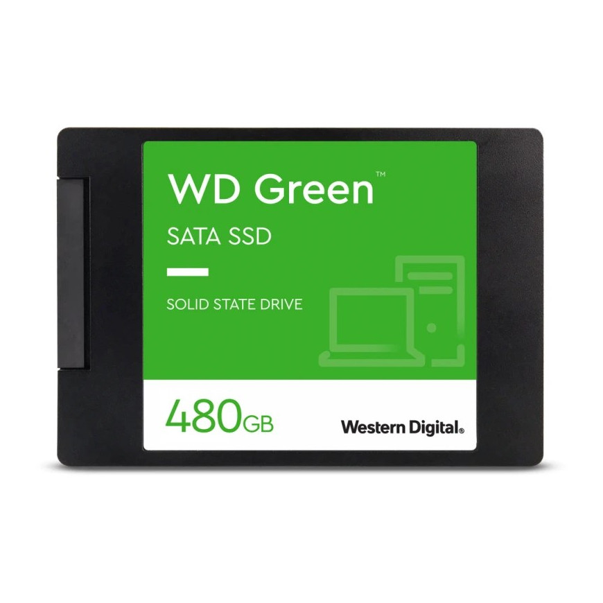 WD Green™ 480GB SATA 2.5 3D NAND SSD (WDS480G3G0A-00BJG0)