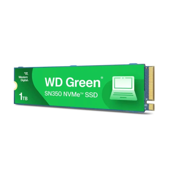 WD Green™ SN350 1TB PCIE M.2 3D NAND NVMe SSD (WDS100T3G0C-00AZL0)
