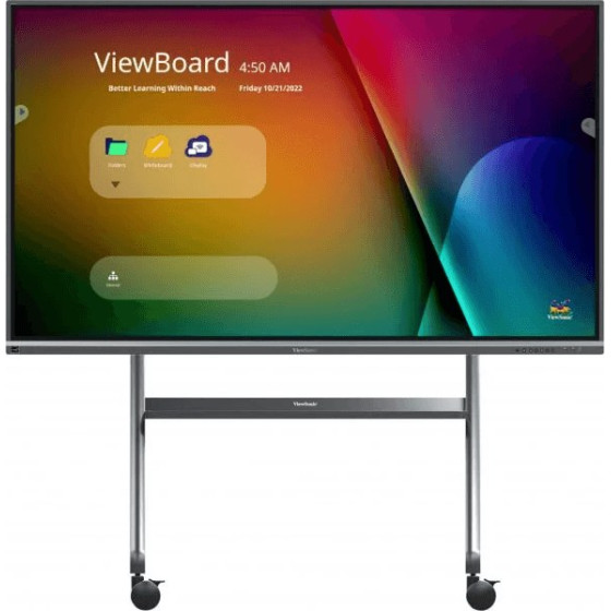 Chariot mobile ViewSonic pour les écrans plats interactifs ViewBoard allant de 55" à 105" (Vb-STNd-009)
