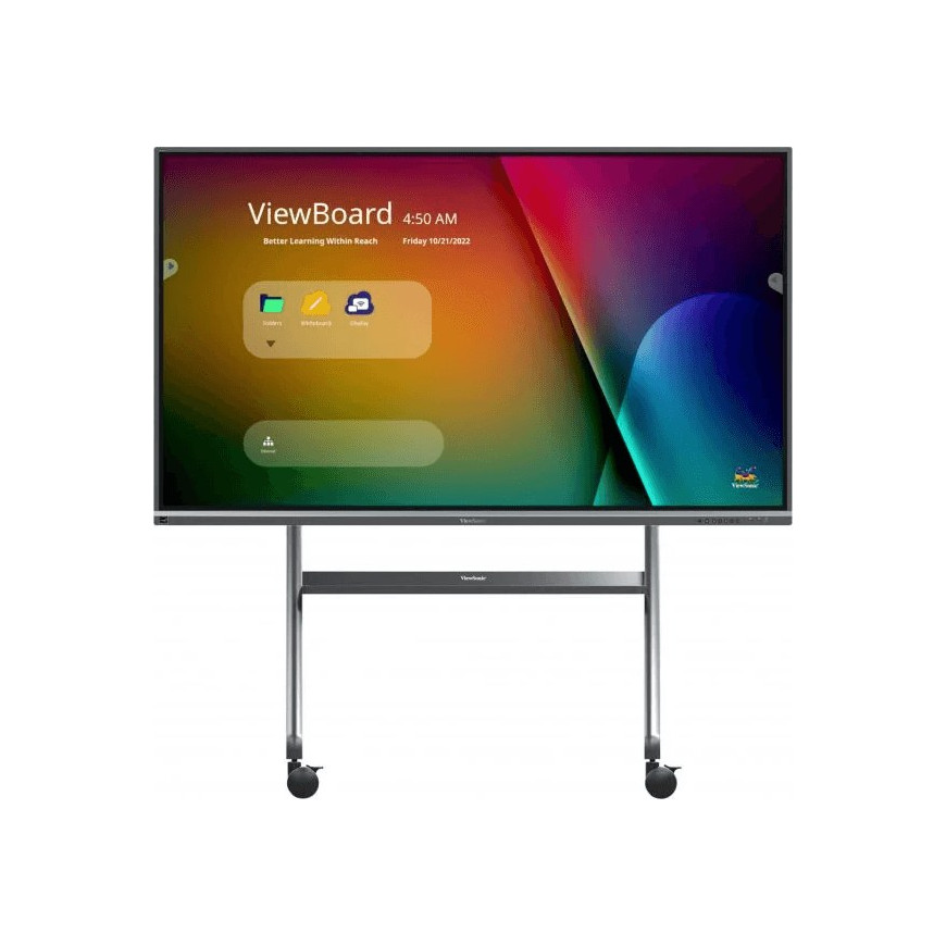 Chariot mobile ViewSonic pour les écrans plats interactifs ViewBoard allant de 55" à 105" (Vb-STNd-009)