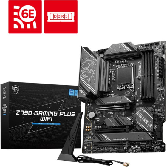 Carte Mère MSI Z790 GAMING PLUS WIFI (911-7E06-075)
