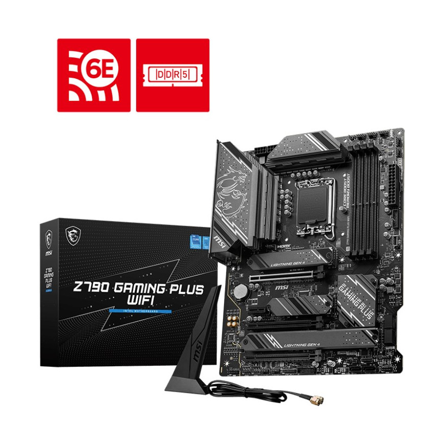 Carte Mère MSI Z790 GAMING PLUS WIFI (911-7E06-075)