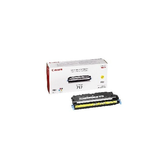 Cartouche de toner Canon 717Y Original Jaune (2575B002BA)