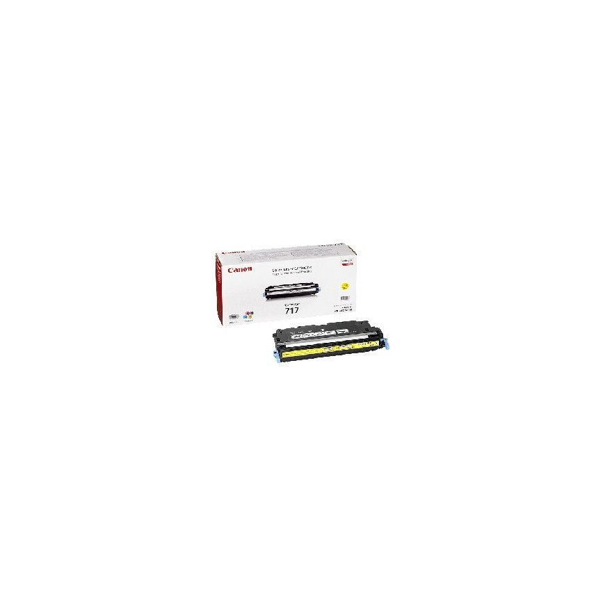 Cartouche de toner Canon 717Y Original Jaune (2575B002BA)