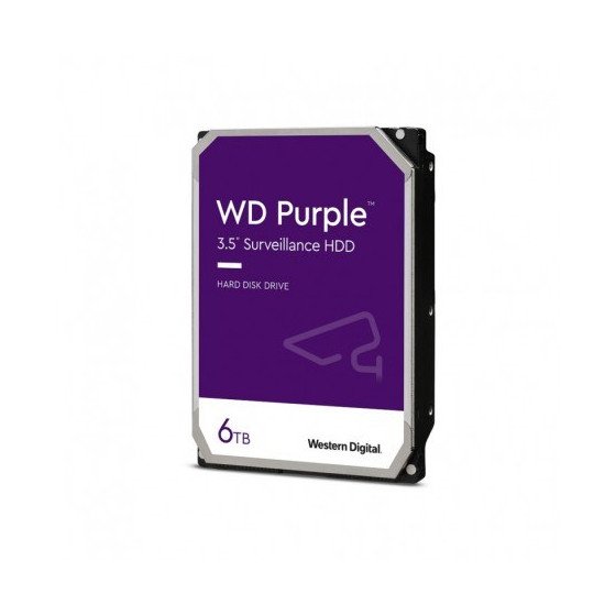 WESTERN DIGITAL Purple Disque Dur Interne d'enregistrement 3,5" 6To 12M (WD62PURX)