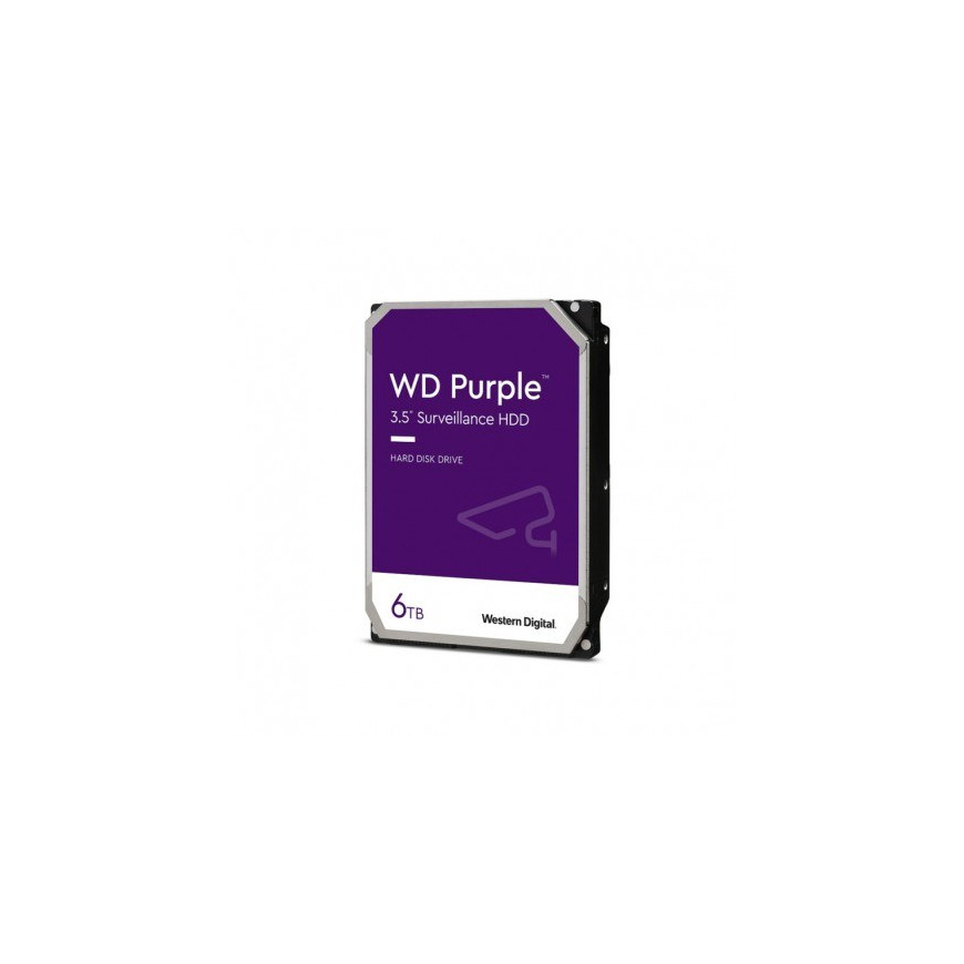 WESTERN DIGITAL Purple Disque Dur Interne d'enregistrement 3,5" 6To 12M (WD62PURX)