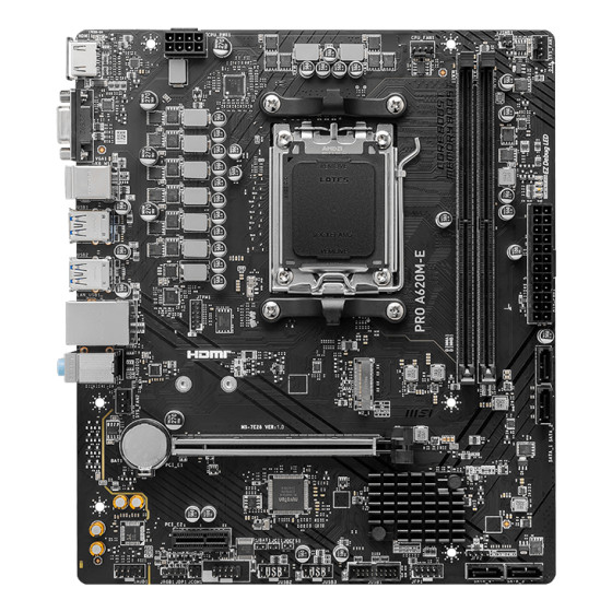 Carte Mère AMD MSI PRO A620M-E - DDR5 (911-7E28-001)