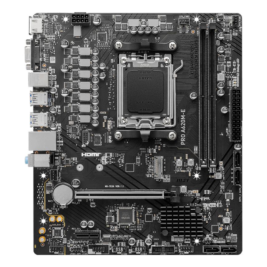 Carte Mère AMD MSI PRO A620M-E - DDR5 (911-7E28-001)