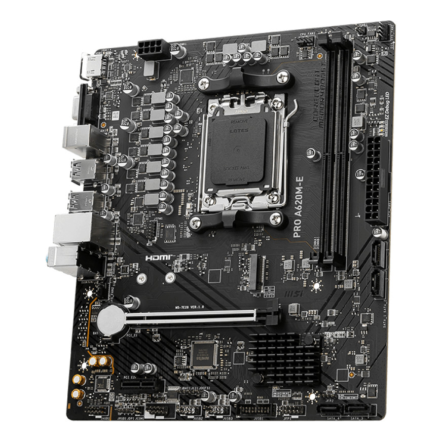 Carte Mère AMD MSI PRO A620M-E - DDR5 (911-7E28-001)