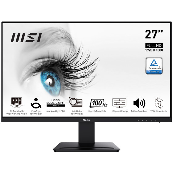 Écran 27" Full HD MSI Pro MP273A (9S6-3PB4CH-207)
