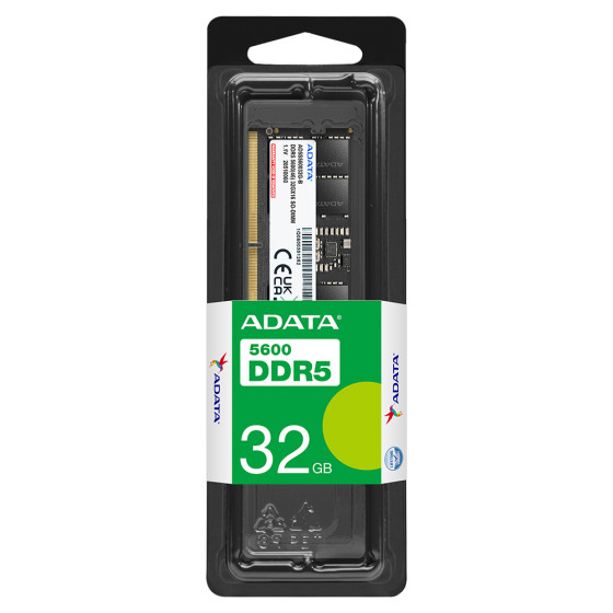 Barrette mémoire ADATA SO-DIMM 32GB DDR5-5600MHz - PC Portable (AD5S560032G-S)