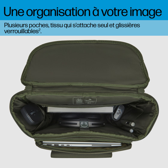 Sac à dos 3-en-1 HP modulaire 15.6" (9J496AA)
