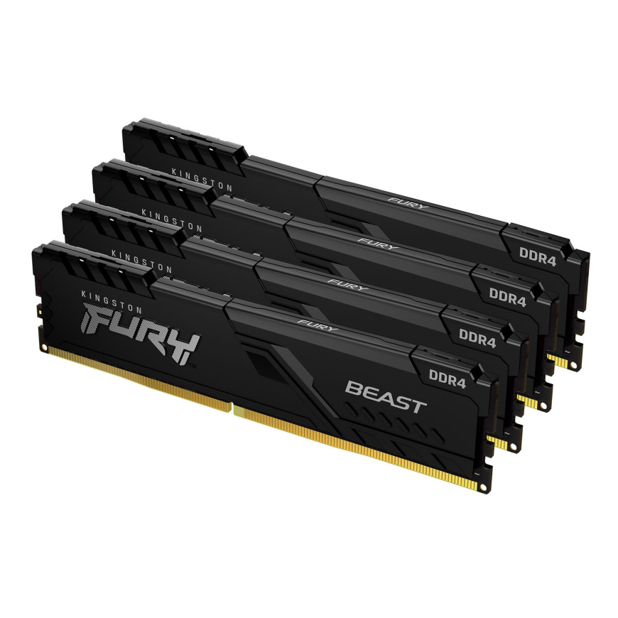 Kingston FURY Beast 128 Go (4 x 32 Go) DDR4 3200 MHz CL16