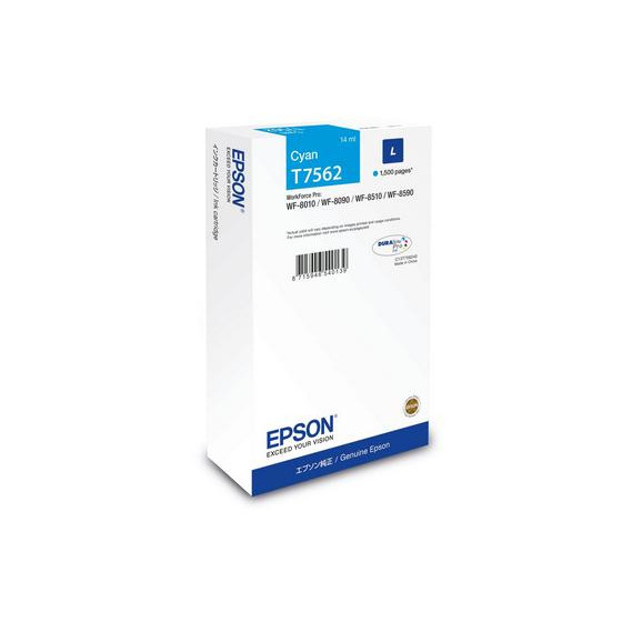 Cartouche d'encre Epson WF-8xxx Series – DURABrite™ Pro Cyan L (C13T75624N)