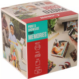 Coffret Canon Photo Cube avec cartouches d'encre PG-540 et CL-541 et papier photo glacé Extra II PP-201 13 × 13 cm (40 feuilles)