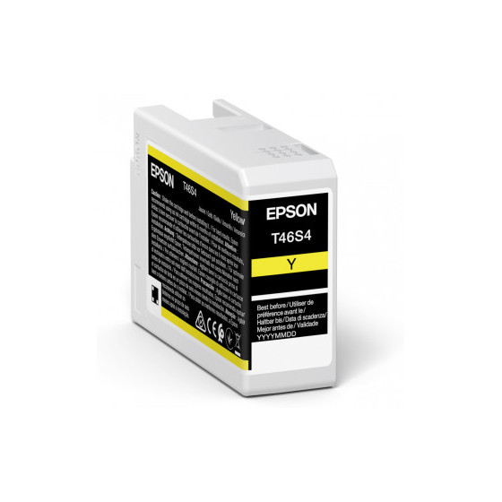 Cartouche d'encre Epson T46S4 – jaune UltraChrome Pro 10 de 25ml (C13T46S400)