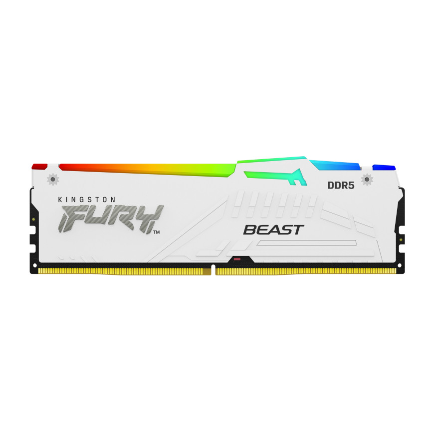 Kingston FURY Beast RGB 16 Go DDR5 6000 MHz CL30 - Blanc