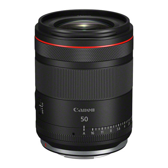 Objectif Canon RF 50mm F1.4L VCM