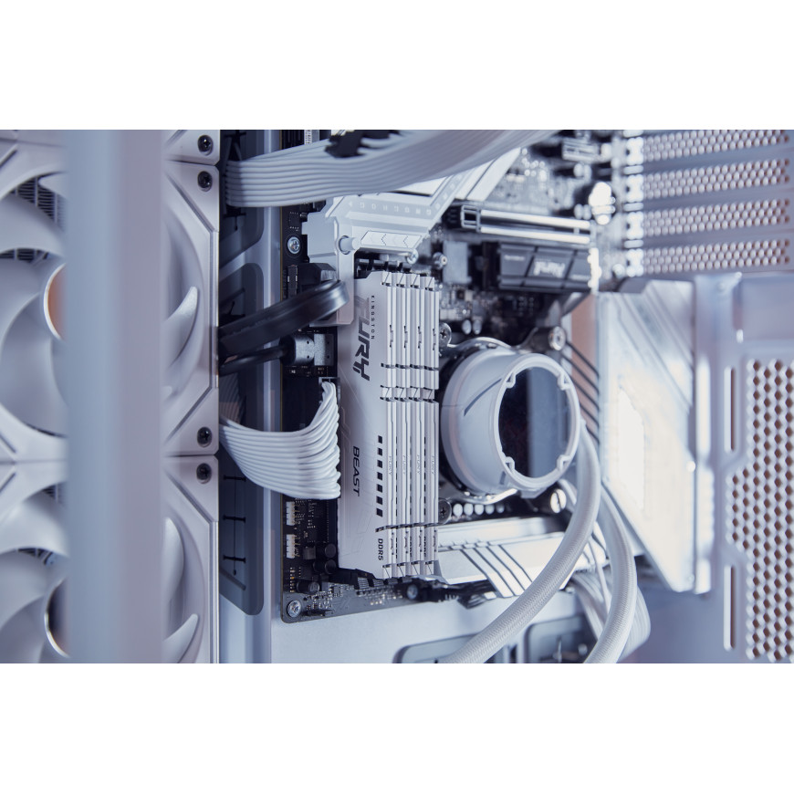 Kingston FURY Beast 16 Go DDR5 6000 MHz CL30 - Blanc