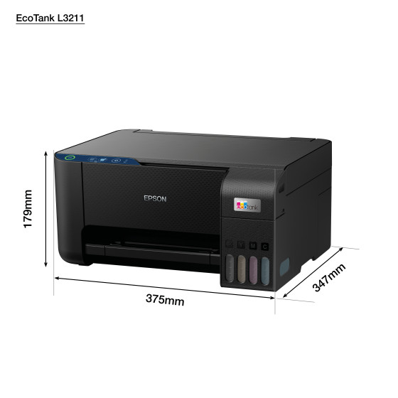 Imprimante multifonction à réservoirs rechargeables Epson EcoTank L3211 (C11CJ68404)